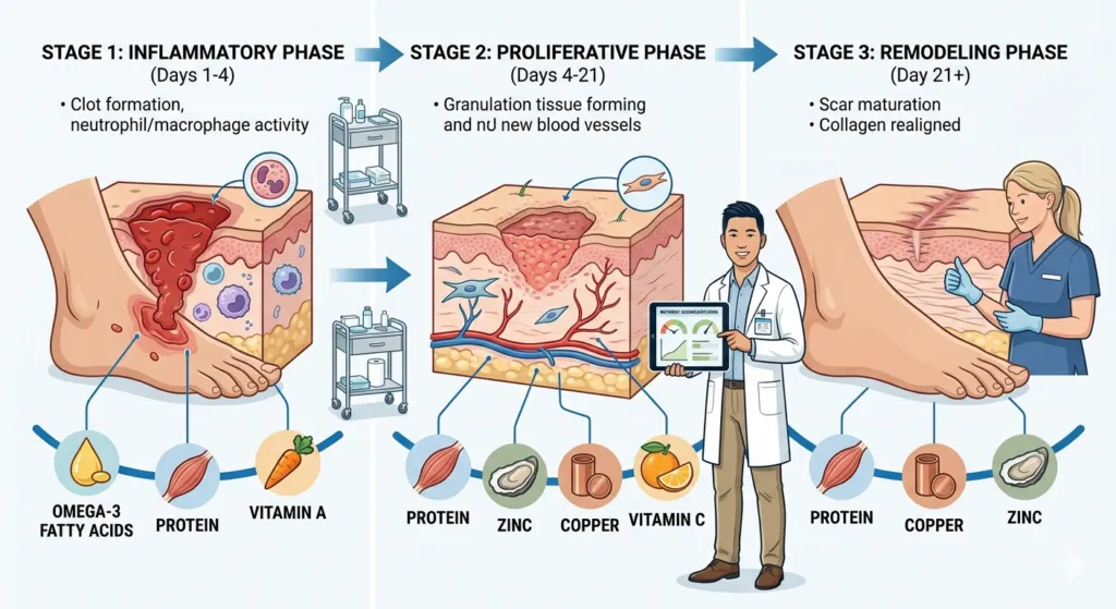 Nutrients and Wound Healing